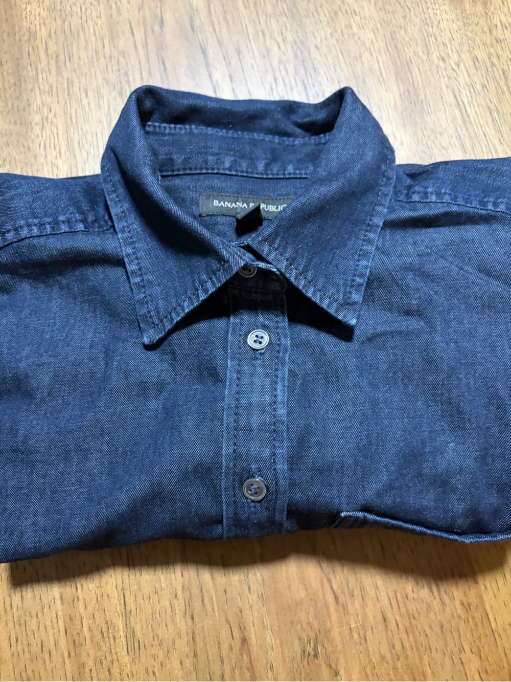Banana Republic Women’s Dark Blue denim shirt- Classic Fit